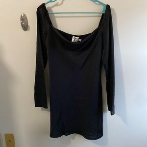 Princess Polly Star Power Mini Dress Black